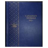 PARTIAL WHITMAN CANADIAN NICKELS ALBUM