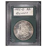 1882-O MORGAN DOLLAR  CH BU