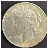 1934-D PEACE DOLLAR AU