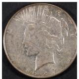 1927-S PEACE DOLLAR AU 1927-S PEACE DOLLAR AU