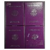 (2) 1986, 1987, 1988 PROOF ASE BOXES W/ COA (2) 1986, 1987, 1988 PROOF ASE BOXES W/ COA