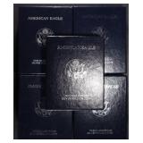 1995-1999 PROOF ASE BOXES W/ COA EMPTY & USED 1995-1999 PROOF ASE BOXES W/ COA EMPTY & USED
