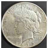 1935 PEACE DOLLAR AU