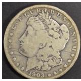 1903-S MORGAN DOLLAR VG