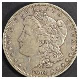 1904 MORGAN DOLLAR XF