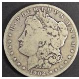 1902-S MORGAN DOLLAR VG 1902-S MORGAN DOLLAR VG
