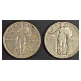 1923 & 1924 STANDING LIBERTY QUARTERS XF 1923 & 1924 STANDING LIBERTY QUARTERS XF