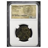 565-578 AD JUSTIN II & SOPHIA BYZANTINE COIN 565-578 AD JUSTIN II & SOPHIA BYZANTINE COIN