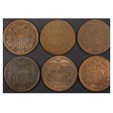 COLLECTORS LOT 2-CENT PIECES COLLECTORS LOT 2-CENT PIECES