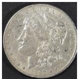 1897-O MORGAN DOLLAR AU