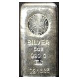 (1) 5 OZ .999 SILVER EMIRATES BAR (1) 5 OZ .999 SILVER EMIRATES BAR