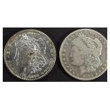 1890 BU & 1890-O FINE MORGAN DOLLARS