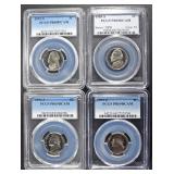COLLECTORS LOT GRADED JEFFERSON NICKELS COLLECTORS LOT GRADED JEFFERSON NICKELS