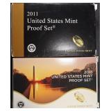 2011 & 2013 US PROOF SETS