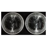 (2) 1 OZ .999 SILV 2022 AUSTRALIAN KANGAROO ROUNDS