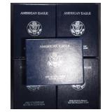 (1) 1998-99, (2) 00, (1) 08 PROOF ASE BOXES W/ COA (1) 1998-99, (2) 00, (1) 08 PROOF ASE BOXES W/ COA