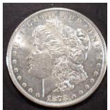 1878 8TF MORGAN DOLLAR CH BU