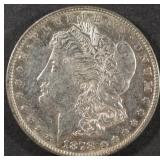 1878 7TF REV 78 MORGAN DOLLAR AU/BU