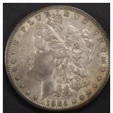 1885-S MORGAN DOLLAR XF