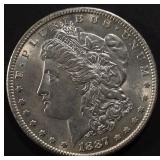 1887-S MORGAN DOLLAR BU