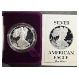 1989 PROOF AMERICAN SILVER EAGLE OGP