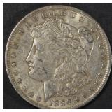 1886-O MORGAN DOLLAR XF/AU