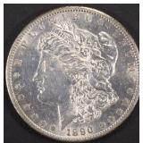 1890-S MORGAN DOLLAR BU