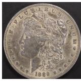 1889-O MORGAN DOLLAR XF/AU