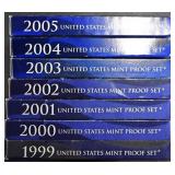 1999-2005 US PROOF SETS 1999-2005 US PROOF SETS
