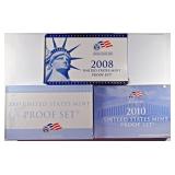 2008-2010 US PROOF SETS 2008-2010 US PROOF SETS