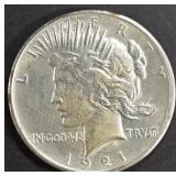 1921 PEACE DOLLAR BU