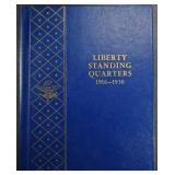PARTIAL WHITMAN LIBERTY STANDING QUARTERS ALBUM PARTIAL WHITMAN LIBERTY STANDING QUARTERS ALBUM