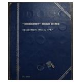 PARTIAL WHITMAN 'MERCURY' HEAD DIME ALBUM PARTIAL WHITMAN 'MERCURY' HEAD DIME ALBUM