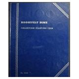 COMPLETE WHITMAN ROOSEVELT DIME ALBUM COMPLETE WHITMAN ROOSEVELT DIME ALBUM