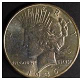 1935-S PEACE DOLLAR AU/BU 1935-S PEACE DOLLAR AU/BU