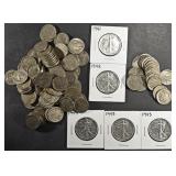 COLLECTORS LOT NICKELS & HALF DOLLARS