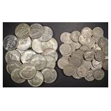 COLLECTORS LOT BULK NICKELS & HALF DOLLARS