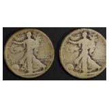 1917-D & 1920-D WALKING LIBERTY HALF DOLLARS 1917-D & 1920-D WALKING LIBERTY HALF DOLLARS