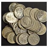 (35) 90% SILVER ROOSEVELT DIMES (35) 90% SILVER ROOSEVELT DIMES