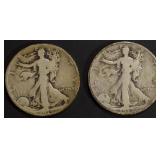 1919 & 1919-S WALKING LIBERTY HALF DOLLARS