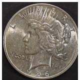 1926-D PEACE DOLLAR CH AU 1926-D PEACE DOLLAR CH AU