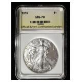 2019 SILVER EAGLE OBCS PERFECT BU
