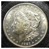 1921-S MORGAN DOLLAR BU