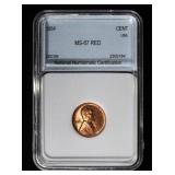 1954 LINCOLN CENT SUPERB GEM BU RED