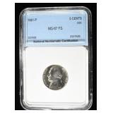 1981-P JEFFERSON NICKEL SUPERB GEM BU