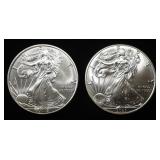 2019,20 AMERICAN SILVER EAGLES