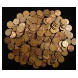 (200) "S" MINT WHEAT CENTS