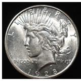 1928-S PEACE DOLLAR CH BU