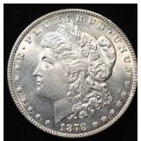 1878 7TF REVERSE 78 MORGAN DOLLAR GEM BU