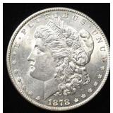 1878 7TF REV 79 MORGAN DOLLAR CH BU